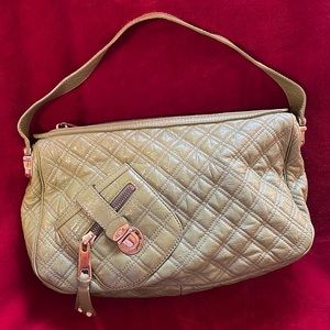 Marc Jacobs Quilted Patent Leather Shoulder Bag Purse